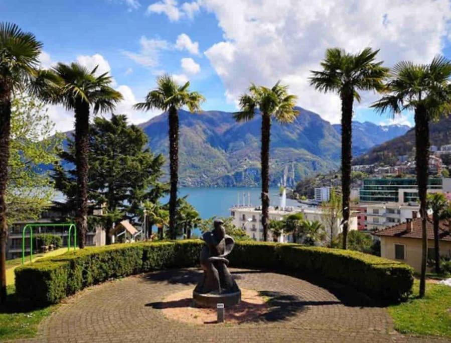 Bright And Modern Flat 2 Minutes Of The Lake Apartment Lugano Exterior photo